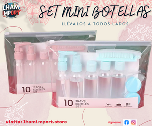 SET MINI BOTELLAS