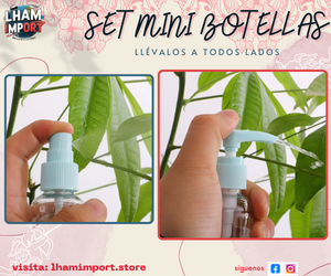 SET MINI BOTELLAS
